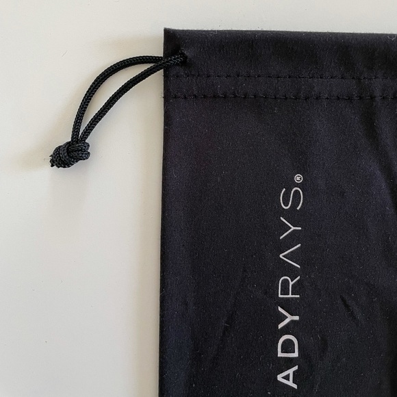 Shady Rays Sunglasses Black Scrunch Pouch Dust Bag - Picture 4 of 9